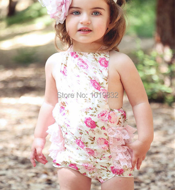 ruffle onesie baby girl