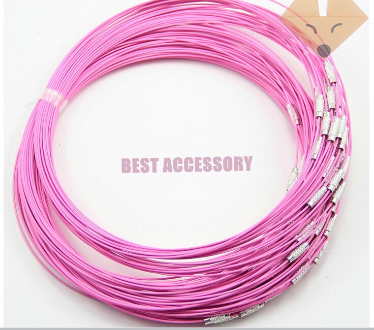 conew_memory wire cord necklace choker0037