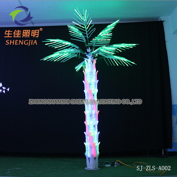 中国サプライヤー屋外クリスマスホリデービーチ装飾電気ledココナッツヤシの木ライト仕入れ・メーカー・工場