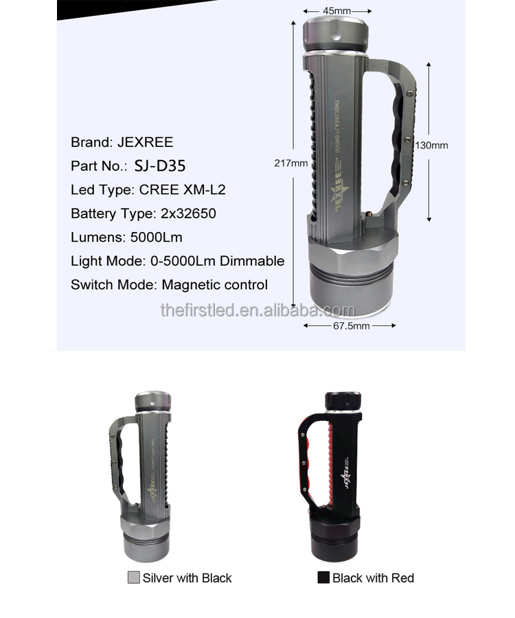 売れ筋jexree60wxm-l2u26000ルーメン主導のスキューバダイビング懐中電灯バッテリーはス26650ダイビングトーチ問屋・仕入れ・卸・卸売り