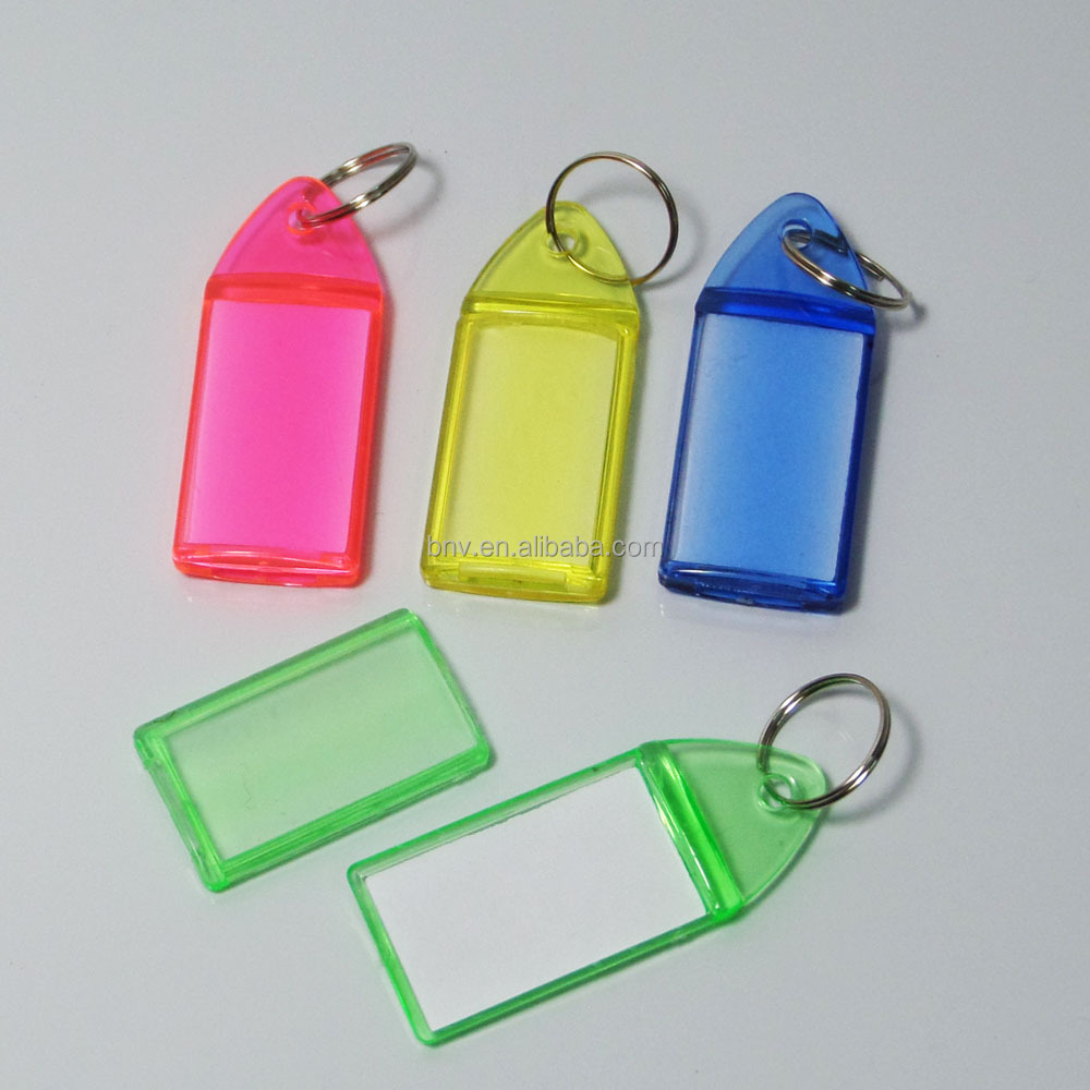 Hotsell Cheap Office Plastic Label Blank Key Chains Buy Blank Key