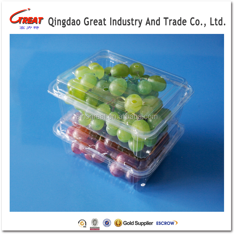 使い捨てのプラスチック製のフルーツ容器テーブルのブドウ仕入れ・メーカー・工場