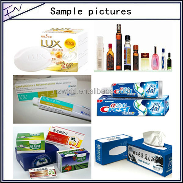 Hot melt automatic chocolate bar carton packaging machine