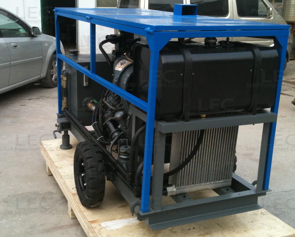 Professional Single Cylinder Diesel Yuken Valve Hydraulic Power Pack