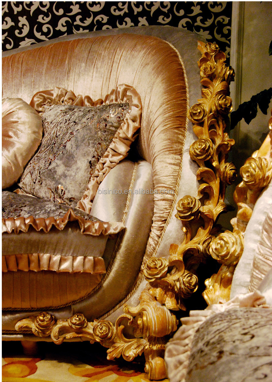 Luxe victoriaanse stijl roos massief hout sofa set/elegante ... Slaapkamer set elegante