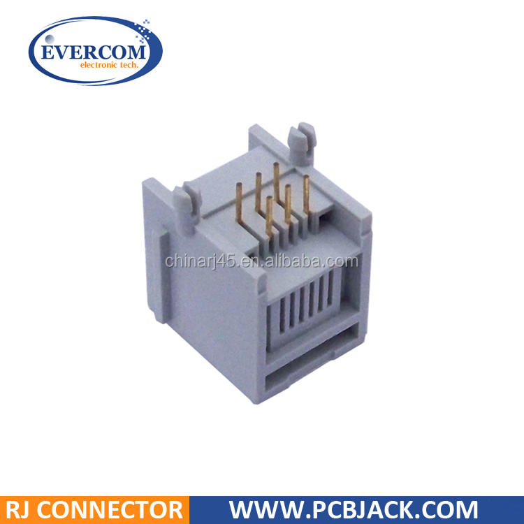 直角6p6crj126ピンモジュラ電話pcbジャックソケット仕入れ・メーカー・工場