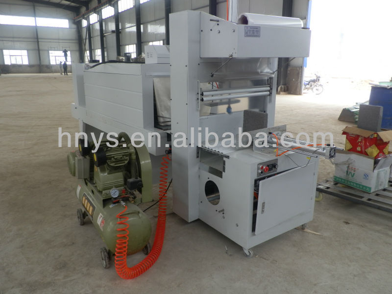 PE film semi automatic PE film shrink sleeve label printing machine for floor board