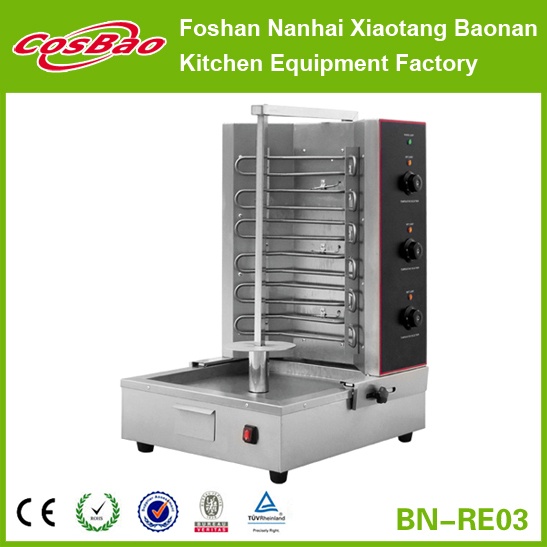 (BN-RE02) cosbao低価格電気shawarma機用子羊/ shawarma焙煎ロティサリー/電動垂直shawarma仕入れ・メーカー・工場