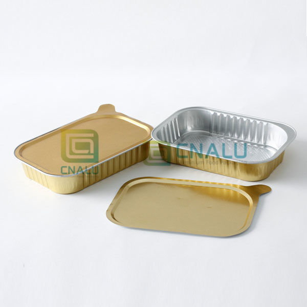 Sealable and Retortable Aluminium Foil Container with Lid
