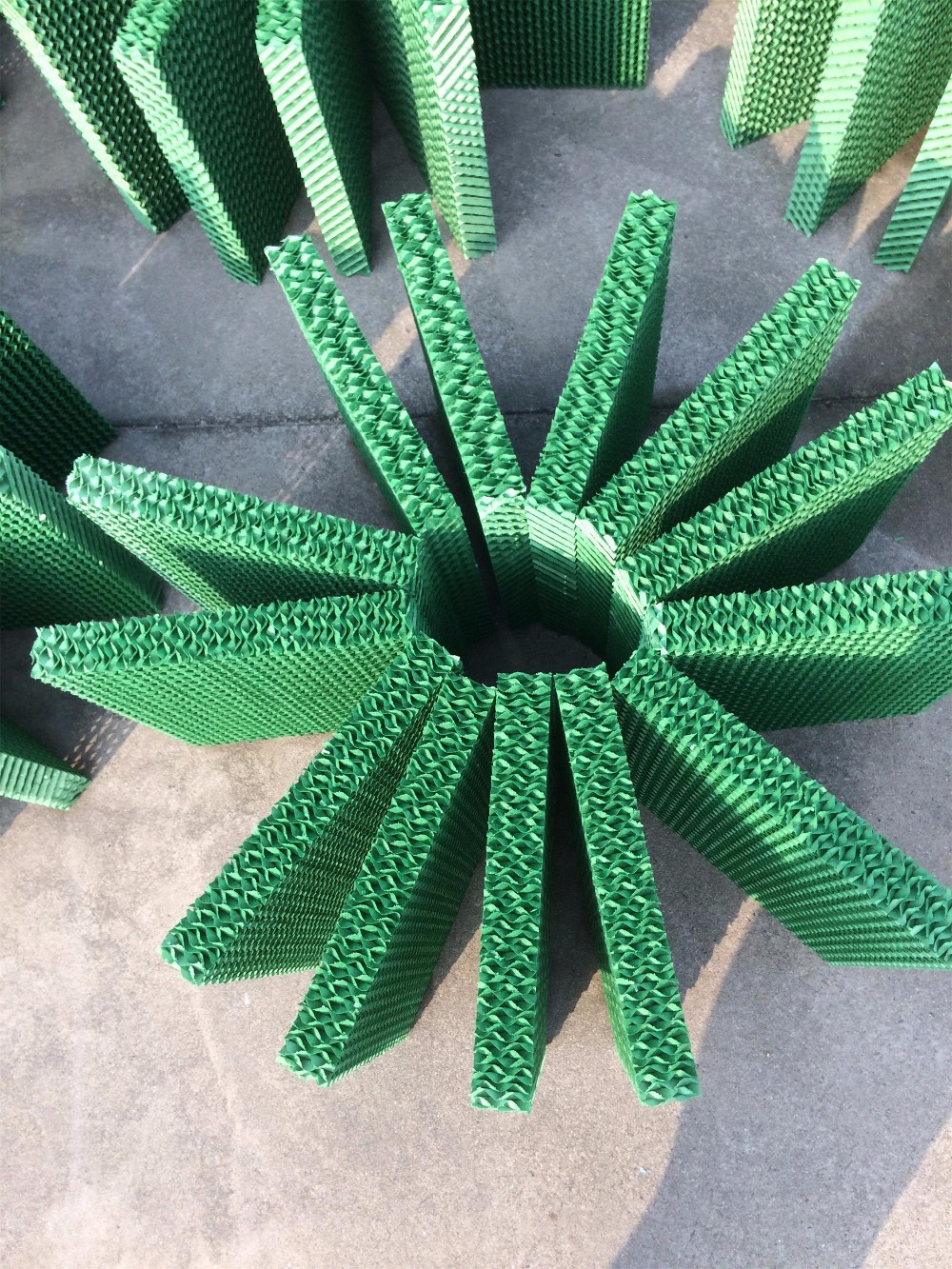 green cooling pad