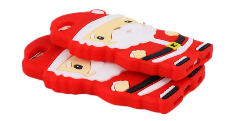 カスタムのメリークリスマスの贈り物シリコン携帯電話用ケース仕入れ・メーカー・工場