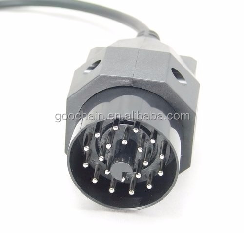 OBD OBD2 16 Pin Connector Diagnostic Adapter for BMW 20 Pin  .jpg