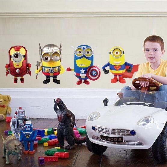 (新しい) 2016新しいスパイダーマン取り外し可能な子供ルームウォールステッカーキッズルーム用アベンジャーズdiy寝室ステッカー3dウォールステッカー仕入れ・メーカー・工場