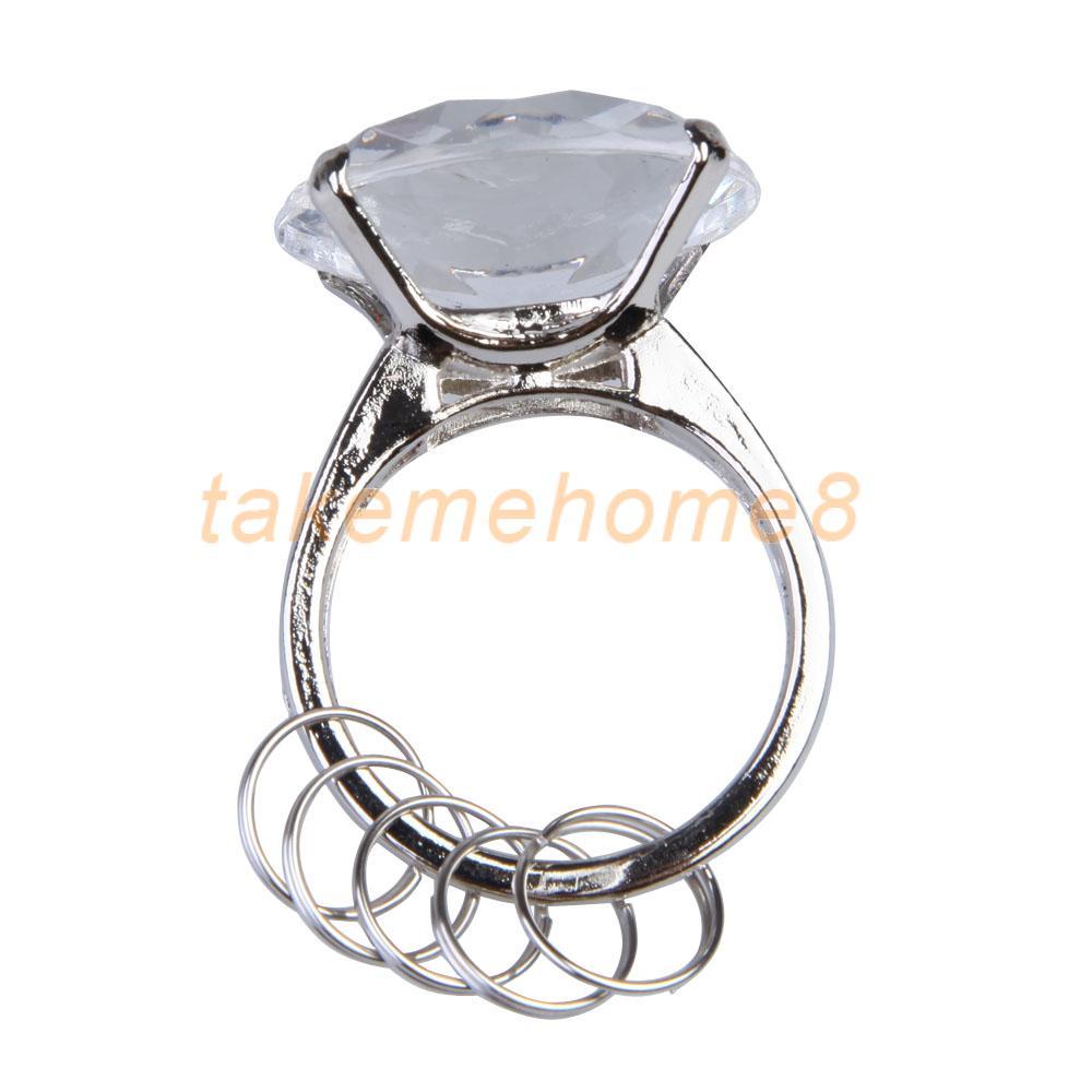 with this ring engagement ring keychain