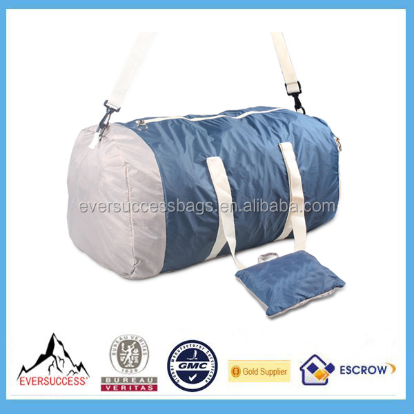 新しいトラベルバッグの荷物60l青い折り畳み式ダッフルバッグジムキャリーバッグ仕入れ・メーカー・工場