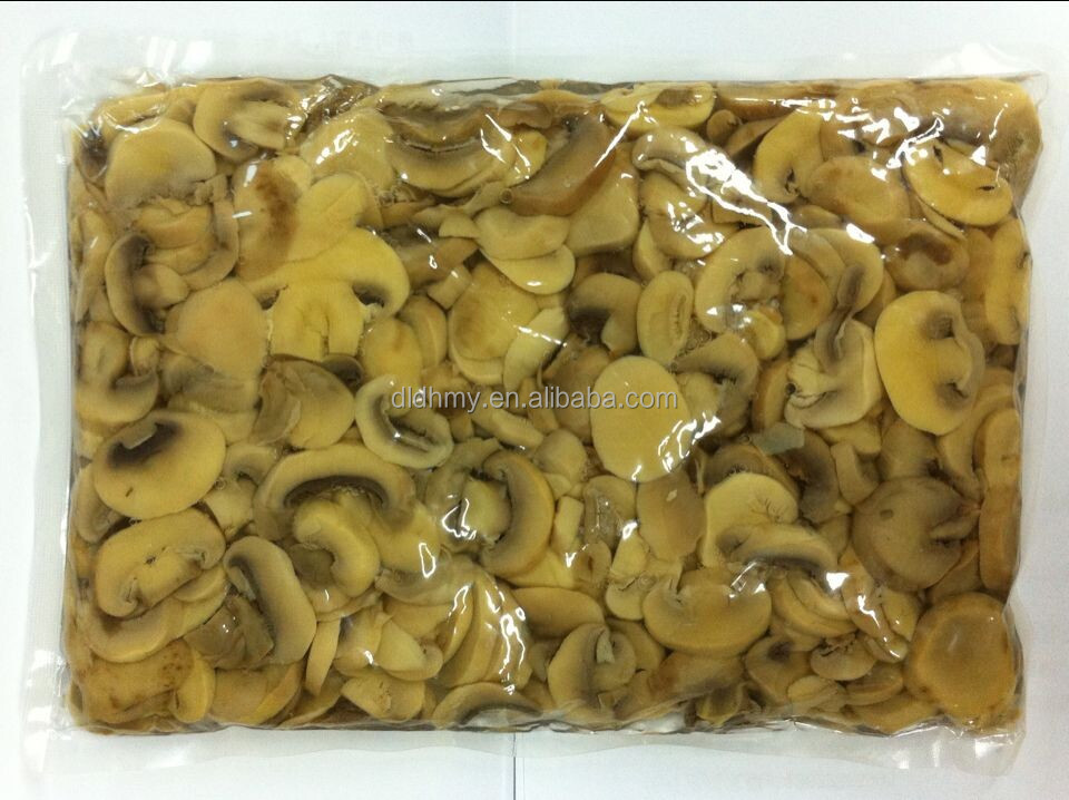 canned whole button mushroom in bag and plastic 50kg drum