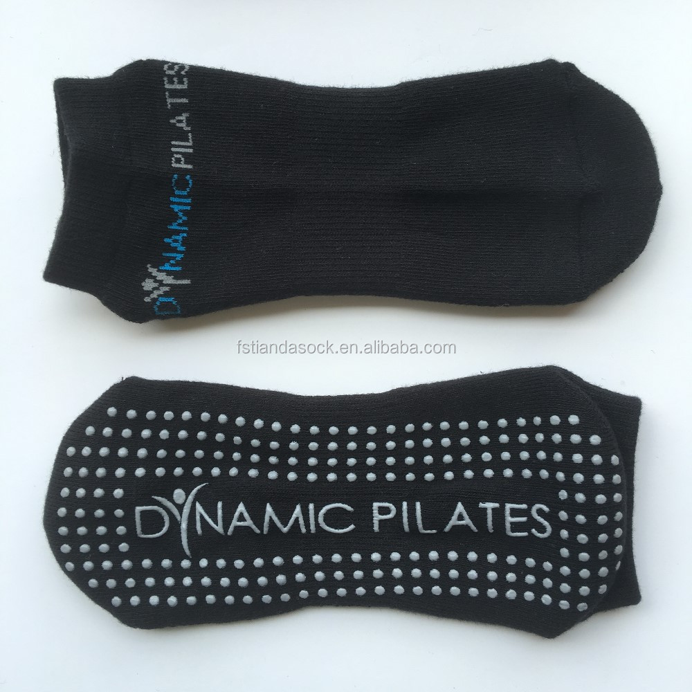 Custom Pilates Studios Sock Grippy Barre Class Socks Cotton Yoga