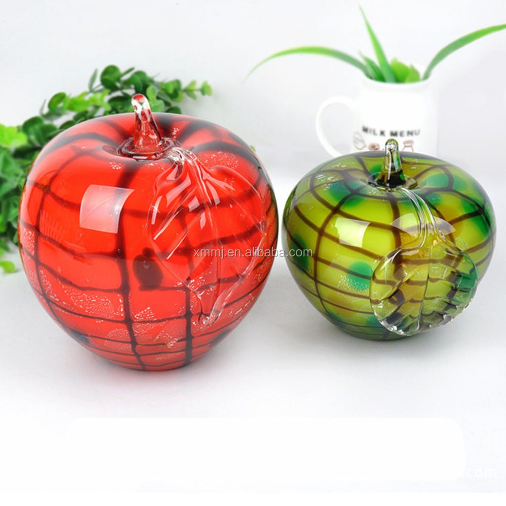 wholesale modern hand blown art artificial glass crafts buying christmas ornaments in bulk