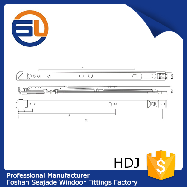 HDJ Friction stay drawing