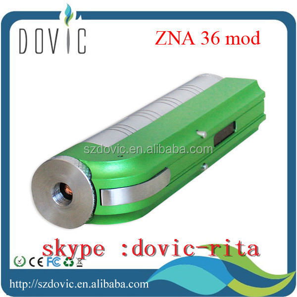 2014 tobeco newest e cig product zna 36 mod clone 5w-36w ZNA 36