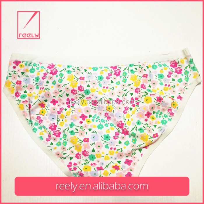 Oem Custom Design Sexy Flower Print Lady Underwearwomen Panty Boxer Briefs Buy Sexy Panty 4522