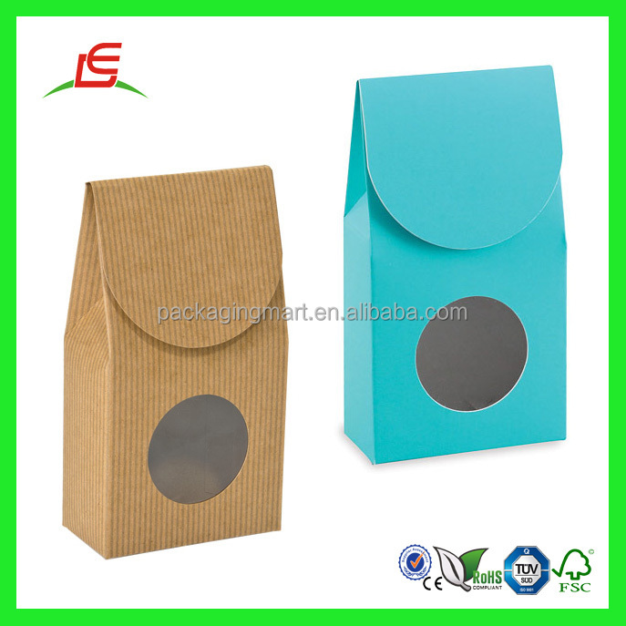 Q978 Wholesale Creative Plain Cellophane Window Gift Boxes In Mailbox