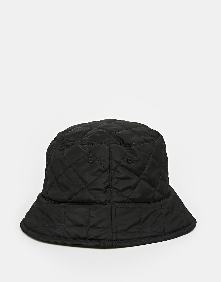 黒パディングナイロン黒い帽子新しいファッションoem付バケットハット仕入れ・メーカー・工場