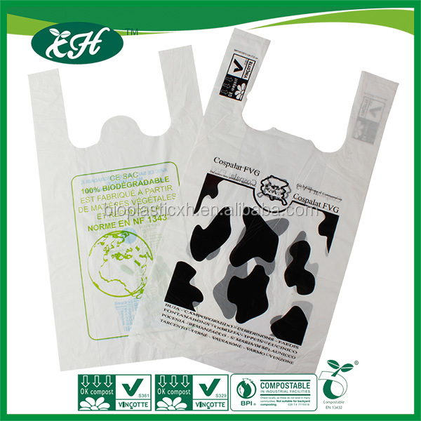 100% fully corn starch based biodegradable bag for food waste