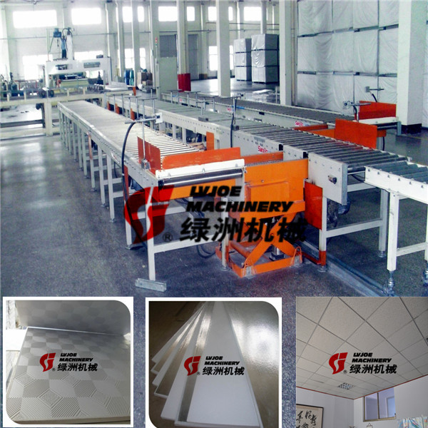 Panneaux de gypse étanche faux plafond pvc laminage machine ... Lenergie faux plafond pvc