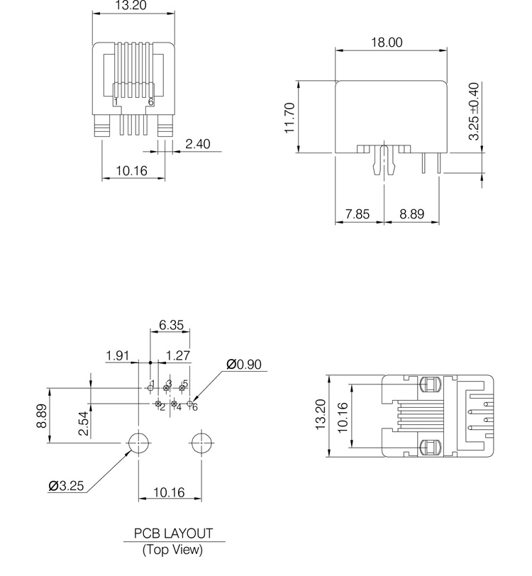 サイドエントリー6p4crj11rj14メスコネクタ仕入れ・メーカー・工場