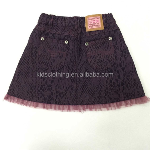 2015ファッション夏の女の赤ちゃんのスカートの女の子デニムスカートの女の子スカート仕入れ・メーカー・工場