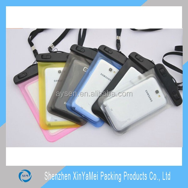 Hot Sale Promotional Clear Plastic PVC/EVA Zipper Pouch For Mobile Phone