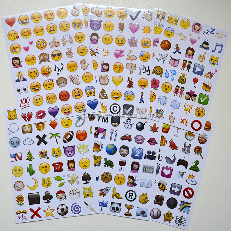 プロモーション熱い販売の高品質製品emojiemoji卸売のためのステッカー仕入れ・メーカー・工場
