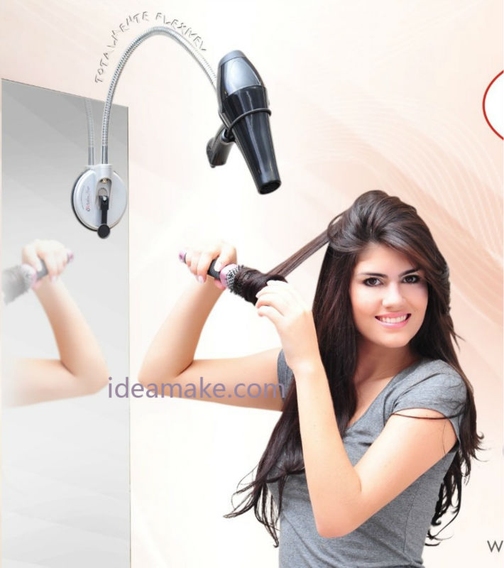 blow and go hair dryer holder