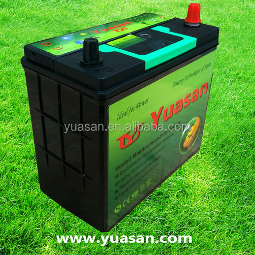 スーパーyuasan12v４５ahメンテナンスフリー鉛カルシウムバッテリーsmf46b24lカーバッテリー工場( ns60lmf)仕入れ・メーカー・工場