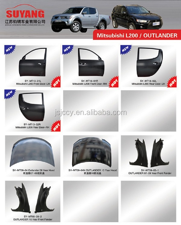 Car Body Panels Rear Door Panel For Mitsubishi L200 Buy L200 Body