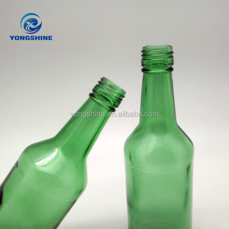 360メートルグリーンカラー韓国sojuワイングラスボトル仕入れ・メーカー・工場