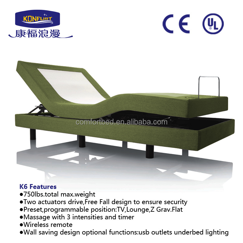 2015人気のある調節可能なベッドのための寝室の家具仕入れ・メーカー・工場