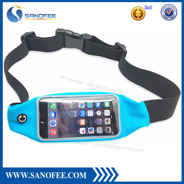 amazonベストセラー携帯電話防水ベルトを実行しているスポーツライクラ6携帯電話iphoneのためのスパンデックスライクラランニングウエストベルト仕入れ・メーカー・工場