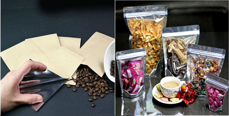 custom printing resealable foil coffee packaging bag
