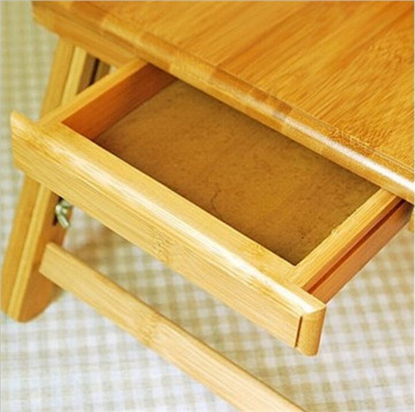Hot sale cheap portable bamboo table computer
