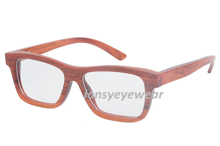 New Arrival Eyewear Ebony Wooden Full Frame Eyeglasses ...