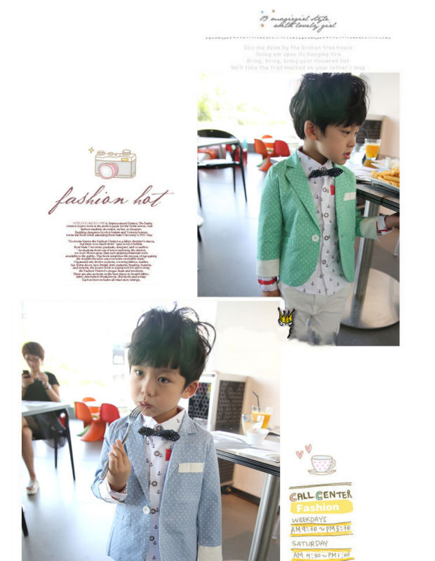 新しいデザイン2014年2月7日年韓国スタイル紳士coat+white2個の子供スーツタキシードパンツ仕入れ・メーカー・工場