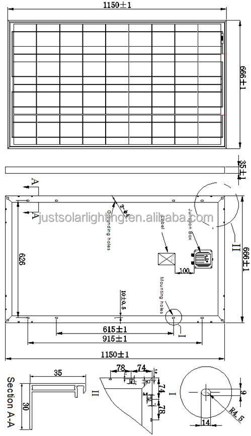 強化ガラスのラミネートポリ18v/100w105ワット110w結晶太陽電池パネル仕入れ・メーカー・工場