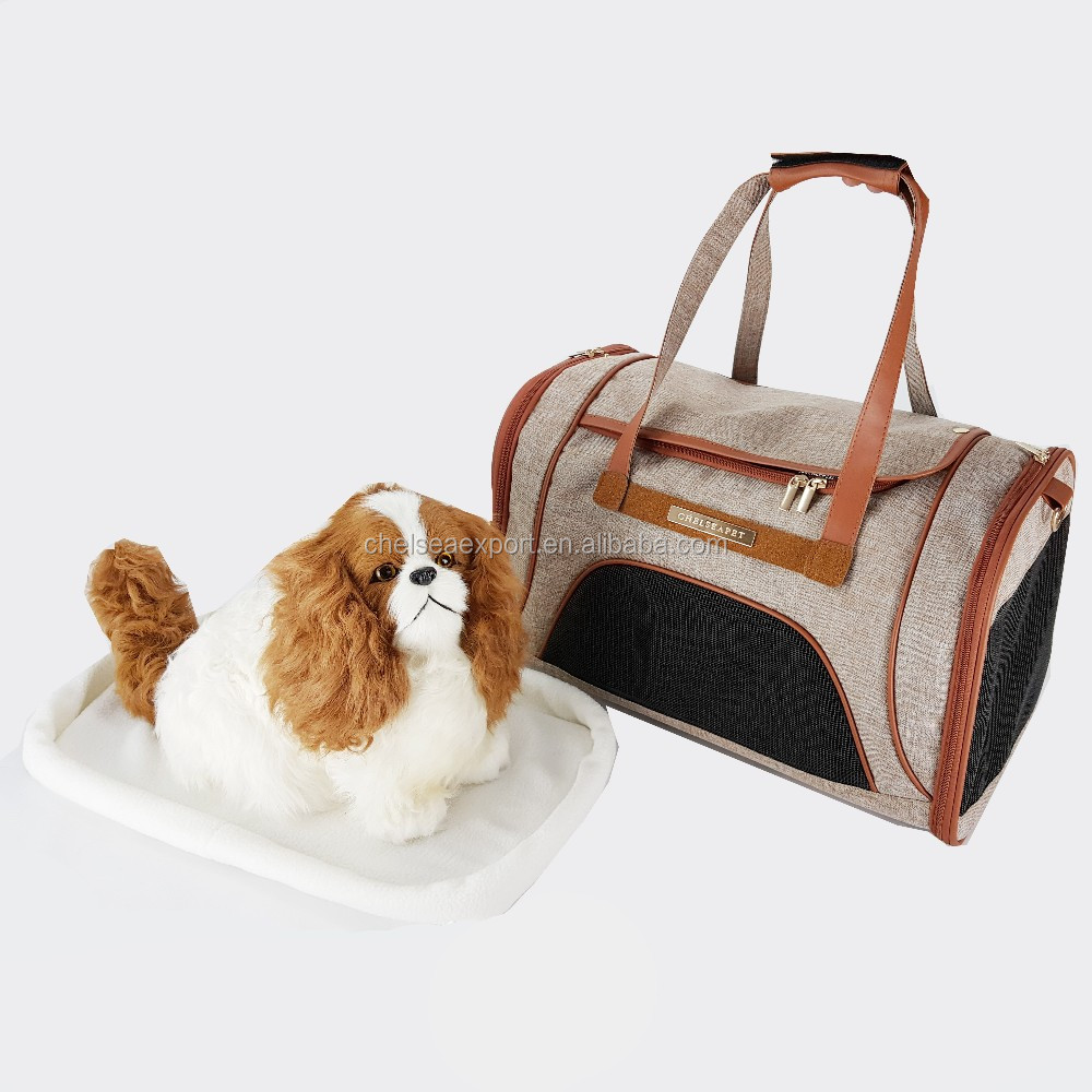 ペットキャリアバッグ犬車小さな動物運搬袋で柔らかいフリース毛布シート仕入れ・メーカー・工場
