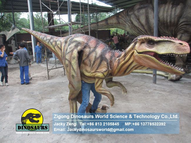 ライフサイズt-rex恐竜のコスチュームを歩く現実的な恐竜の衣装問屋・仕入れ・卸・卸売り