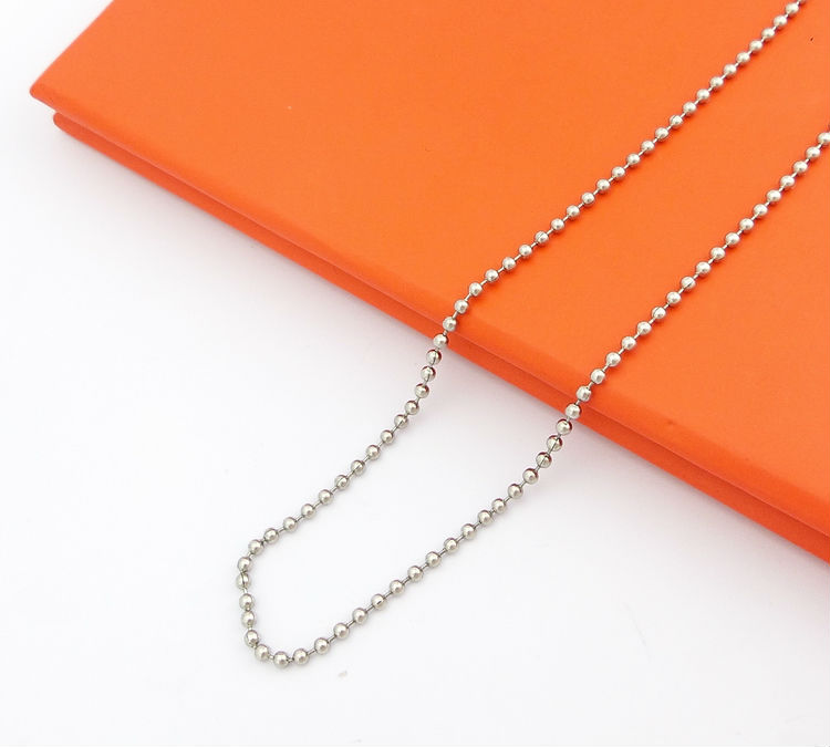 2.4mm thickness stainless steel ball chain