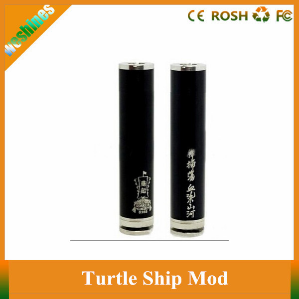Hottest ecig mechanical mod turtle ship v2 mod, turtle ship mod clone v2 SS for 18350/18500/18650 batteries