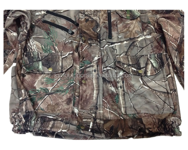 冬フリースの裏地realtreeghillieスーツスナイパー屋外軍事迷彩狩猟服セット、 +コートパンツ仕入れ・メーカー・工場