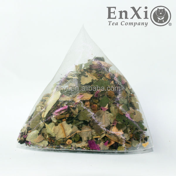 Herbal Lotus Leaf Rose Flower Weight Loss Slimming Pyramid Tea bag